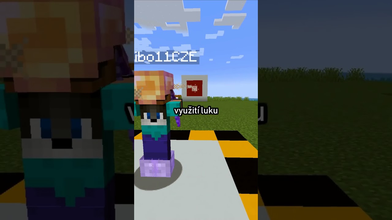Jak používat luk v Minecraftu!