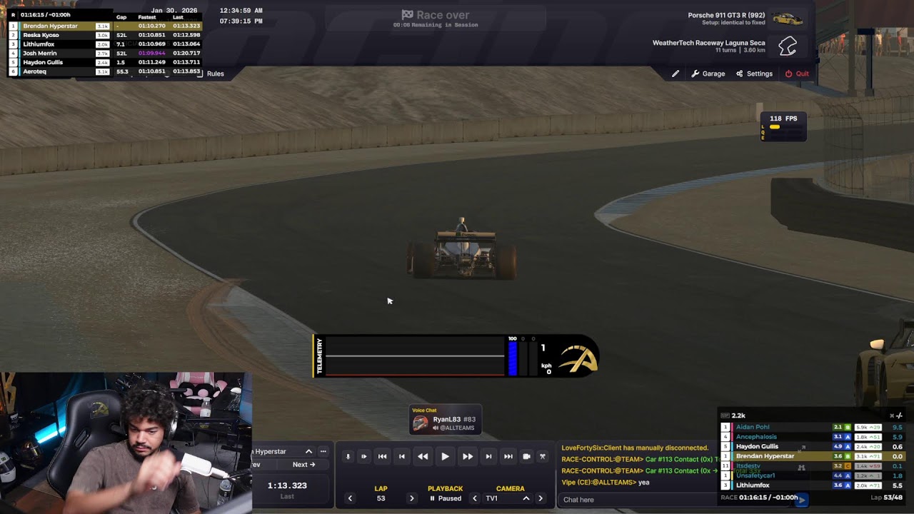 iRacing Creator Series - Round 2 @ Laguna Seca