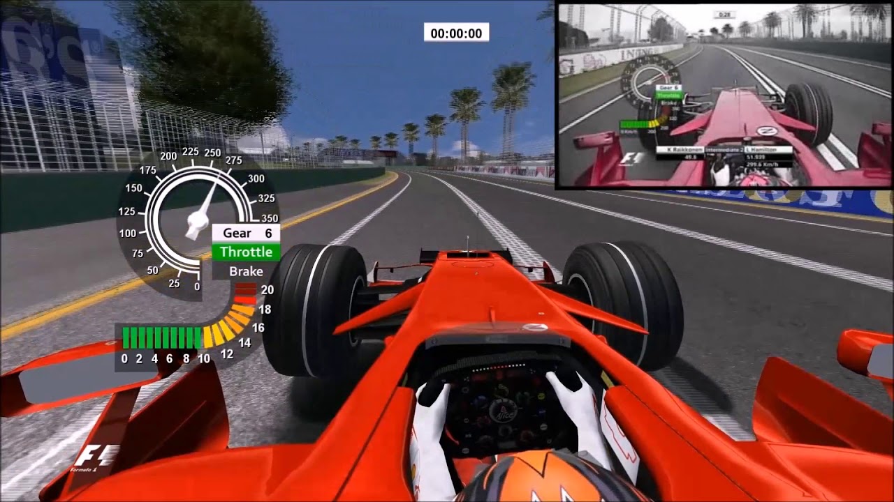 Rfactor F1 1990 - 2017 vs Real Life Onboard Historic Compilation