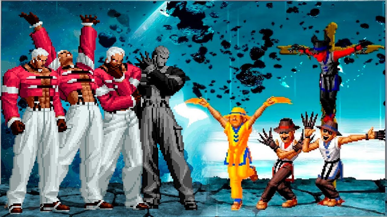 [KOF Mugen] Yashiro Nanakase Team vs Choi Bounge Team