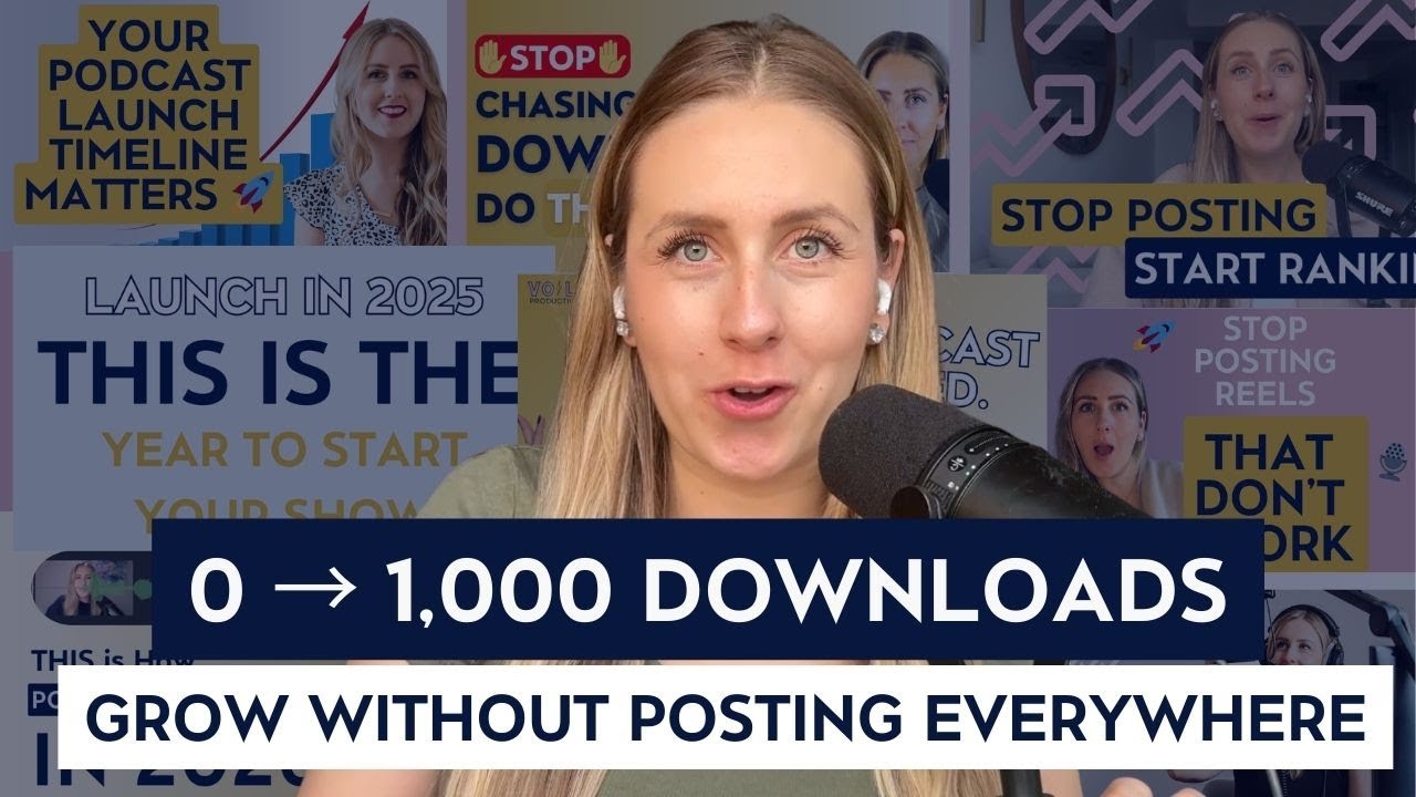 Stop Posting, Start Ranking, How I’d Grow a Podcast From 0 to 1,000 Downloads in 2026