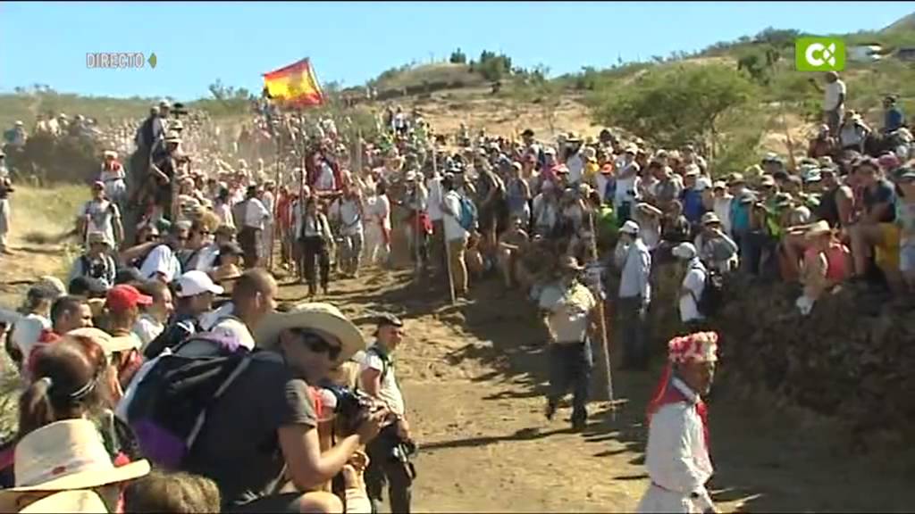 Bajada de la Virgen del Hierro 2013 Raya La mareta