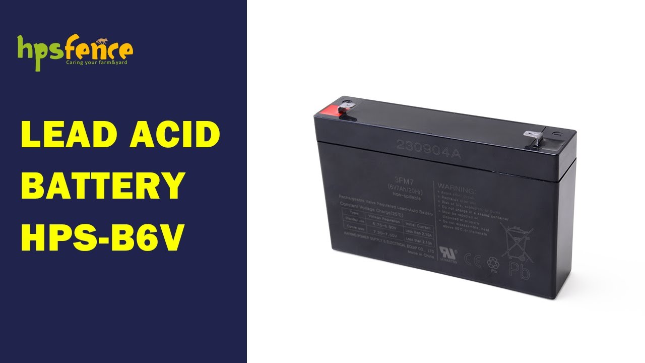 HPS-B6V Details  For Lead Acid Battery