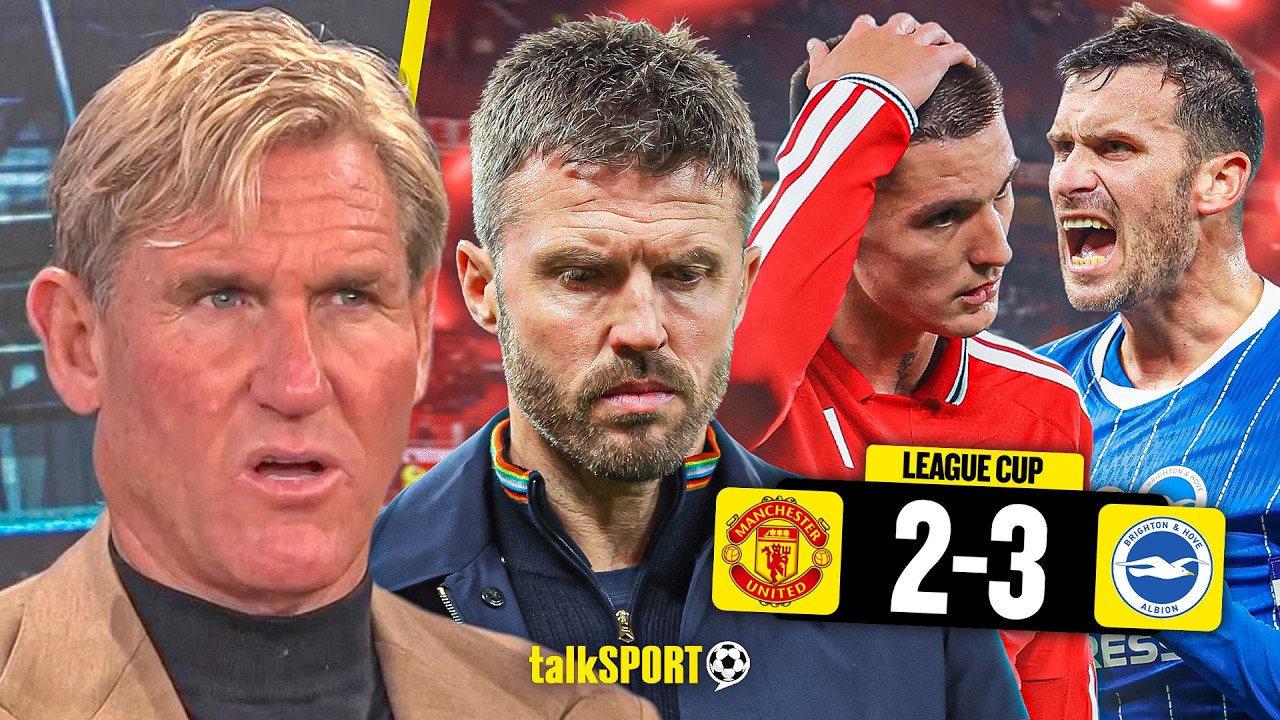 Simon Jordan REACTS to Man United's COLLAPSE against Brighton as PRESSURE MOUNTS on Michael Carrick