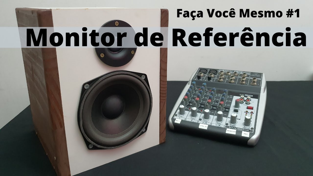 Monitor de Referência Dj Home Studio   Faça Você Mesmo #1