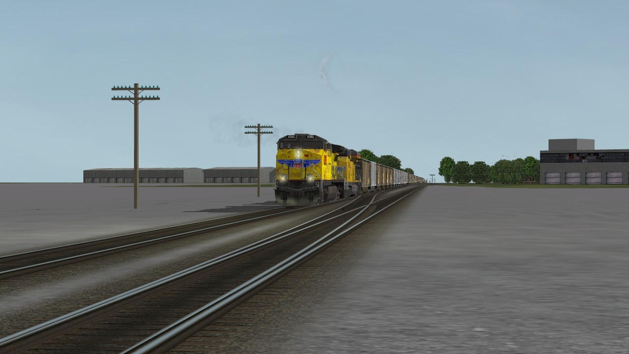 ORTS: UP C44AC #6392 Repainted Ex SP WB CHIBV-01 At Low Moor, IA