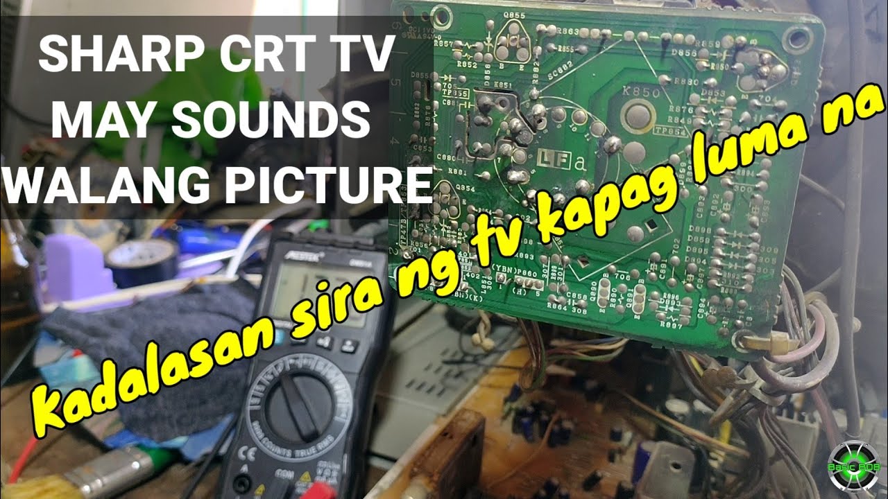 SHARP TV MAY SOUNDS PERO WALANG PICTURE || PAANO AYUSIN