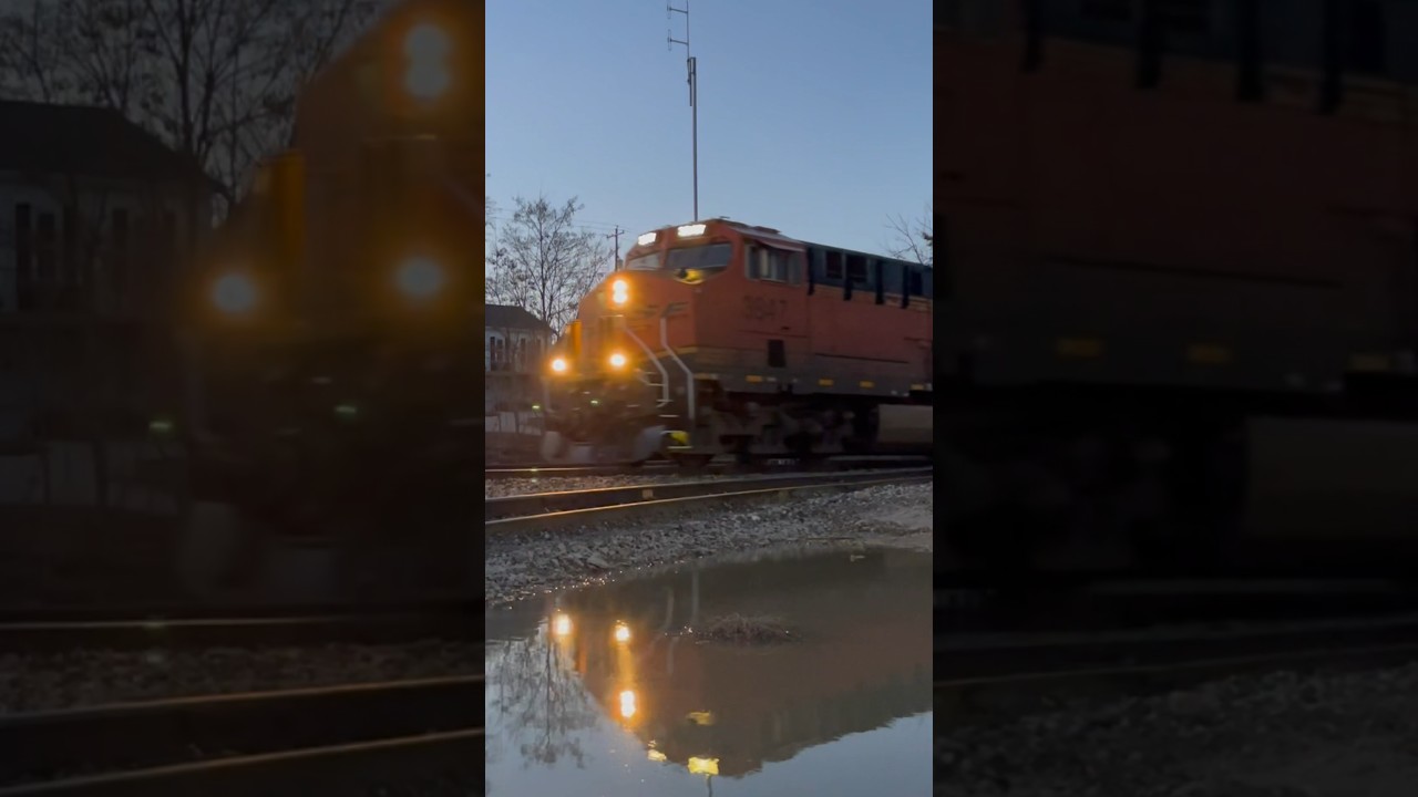 Mixed power CP train heads into town! (Tier 4)