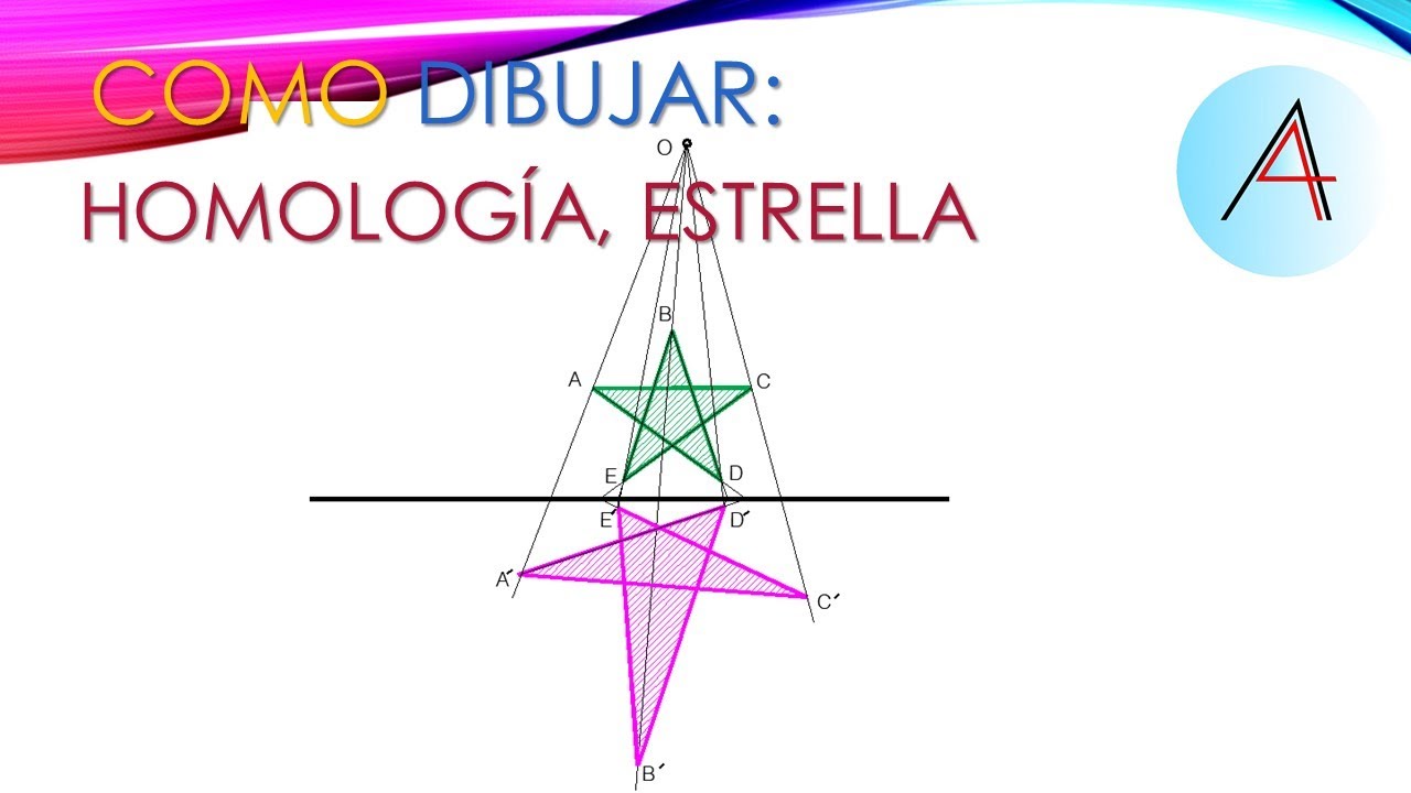 COMO DIBUJAR LA ESTRELLA HOMOLOGA DE UNA DADA.