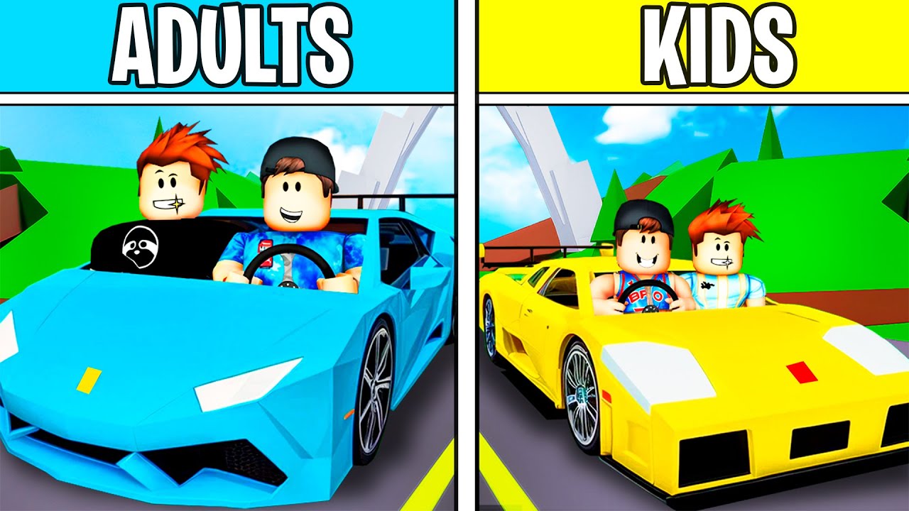 Racing SLOWEST To FASTEST Adults Vs Kids Cars In Brookhaven RP!!