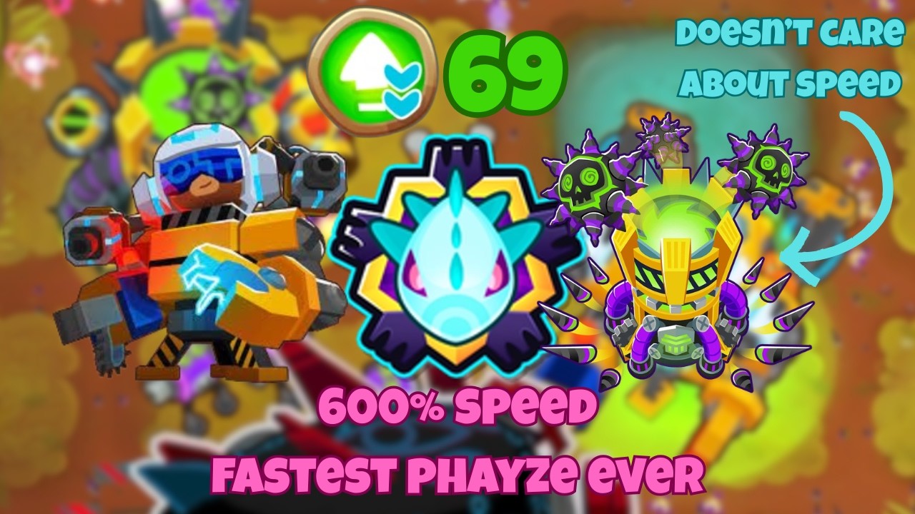 [BTD6] How to Beat 600% Speed Ranked Elite Phayze #27 (Logs) in 69 Tiers