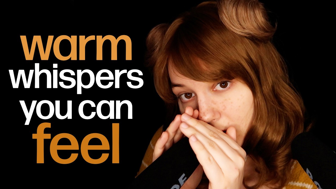 (asmr) feel my whispers up against your ear, shh, relax, go to sleep