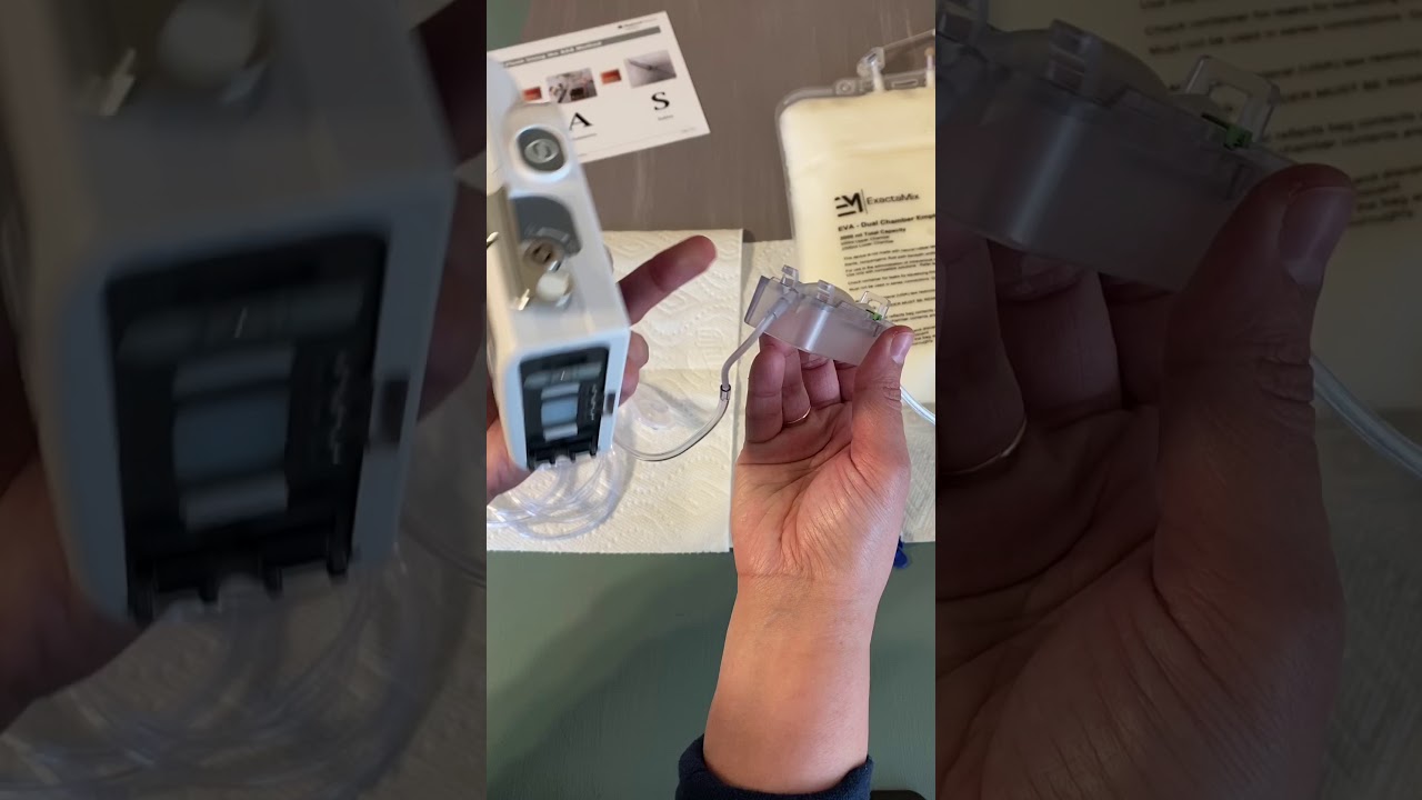 Home Infusion - TPN: How to prime the tubing and start the pump