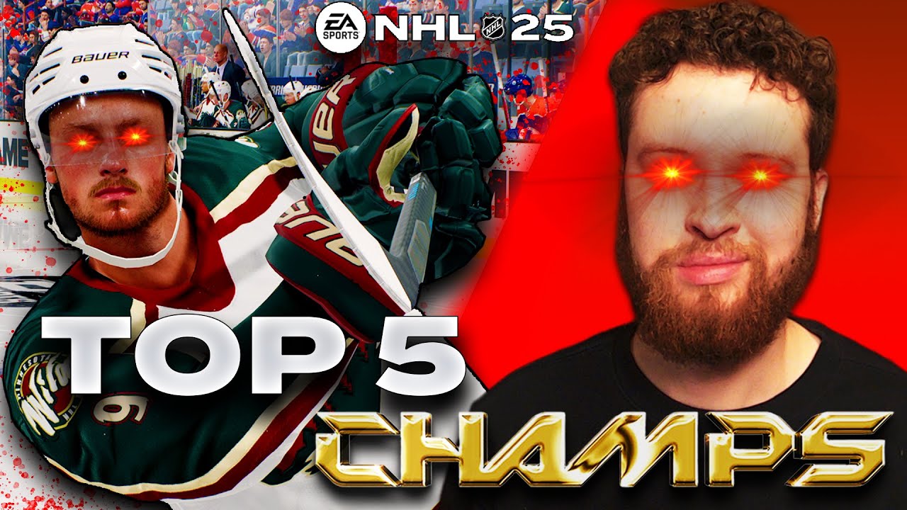 I BEAT THE #1 HUT CHAMPS PLAYER IN THE WORLD... Top 5 NHL 25 HUT Champs Run!