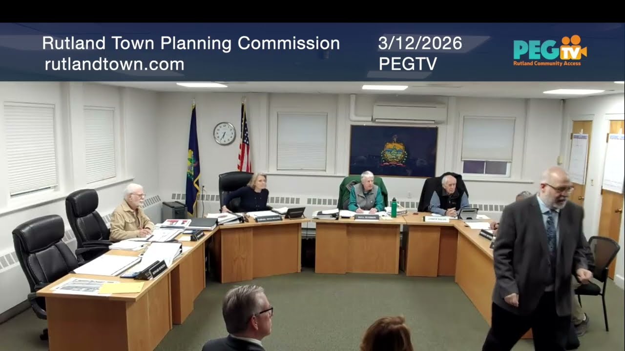 Rutland Town Planning Commission - March 12, 2026
