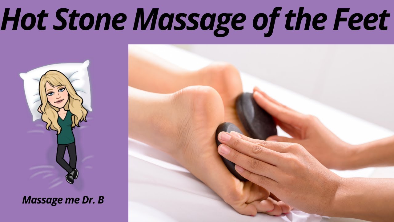 HOT STONE MASSAGE OF THE FEET -ASMR TOE ADJUSMENT