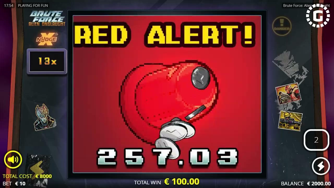 Brute Force Alien Onslaught by NoLimit City Slot Features | GamblerID