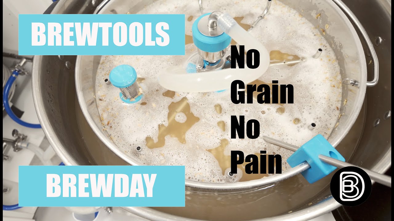 BREWTOOLS Brewday on B80, F80 with a 75 liter pre-boil volume and 15kg malt bill (10% flaked oats)