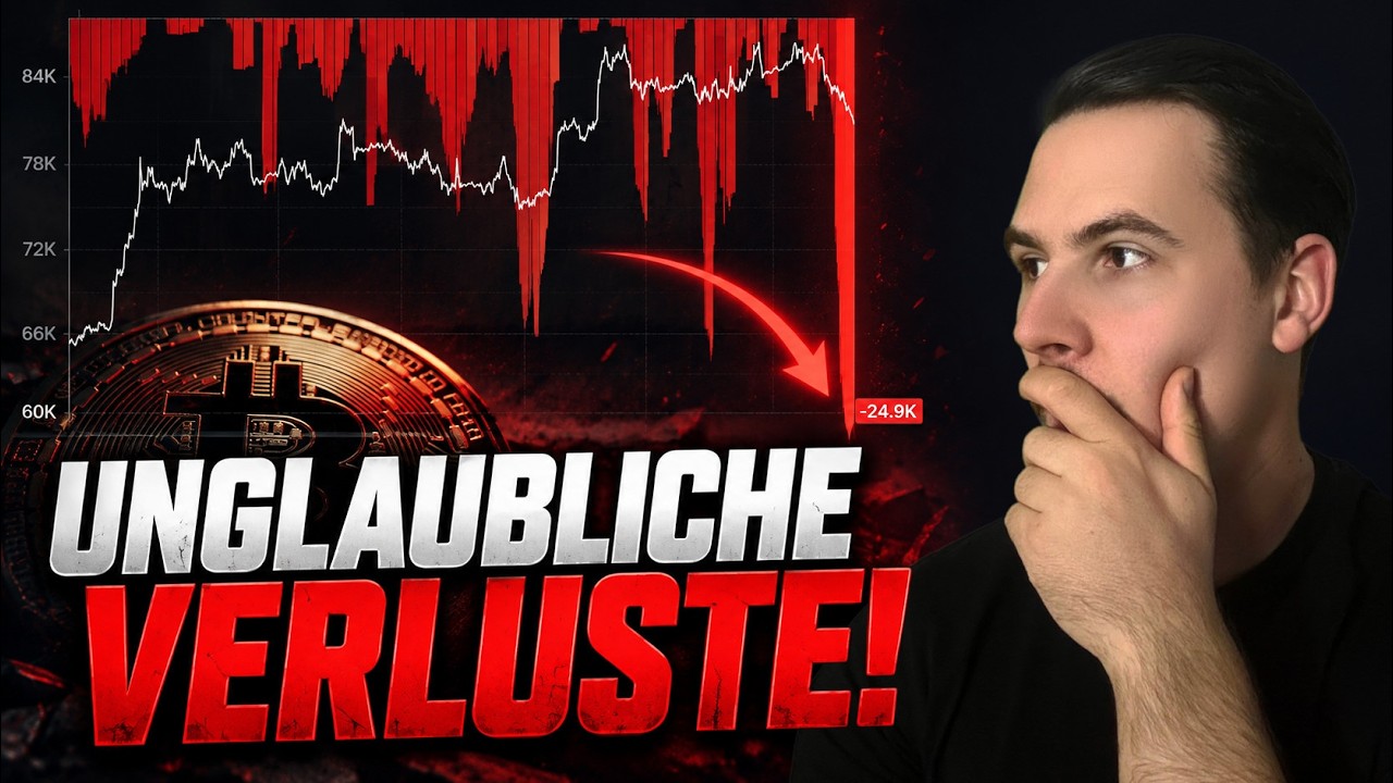 Bitcoin: Kaum zu glauben, aber diese Verluste sind GIGANTISCH!