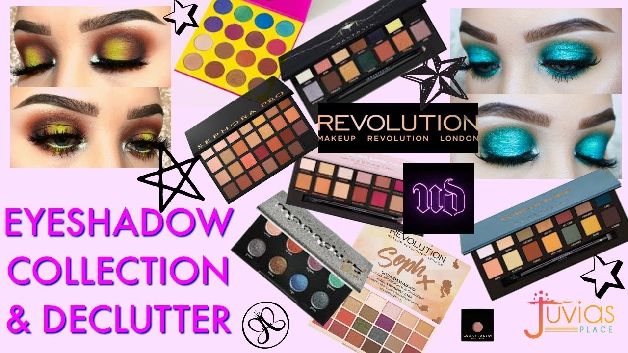 EYESHADOW PALETTE COLLECTION & DECLUTTER | MAKEMEUPMISSA