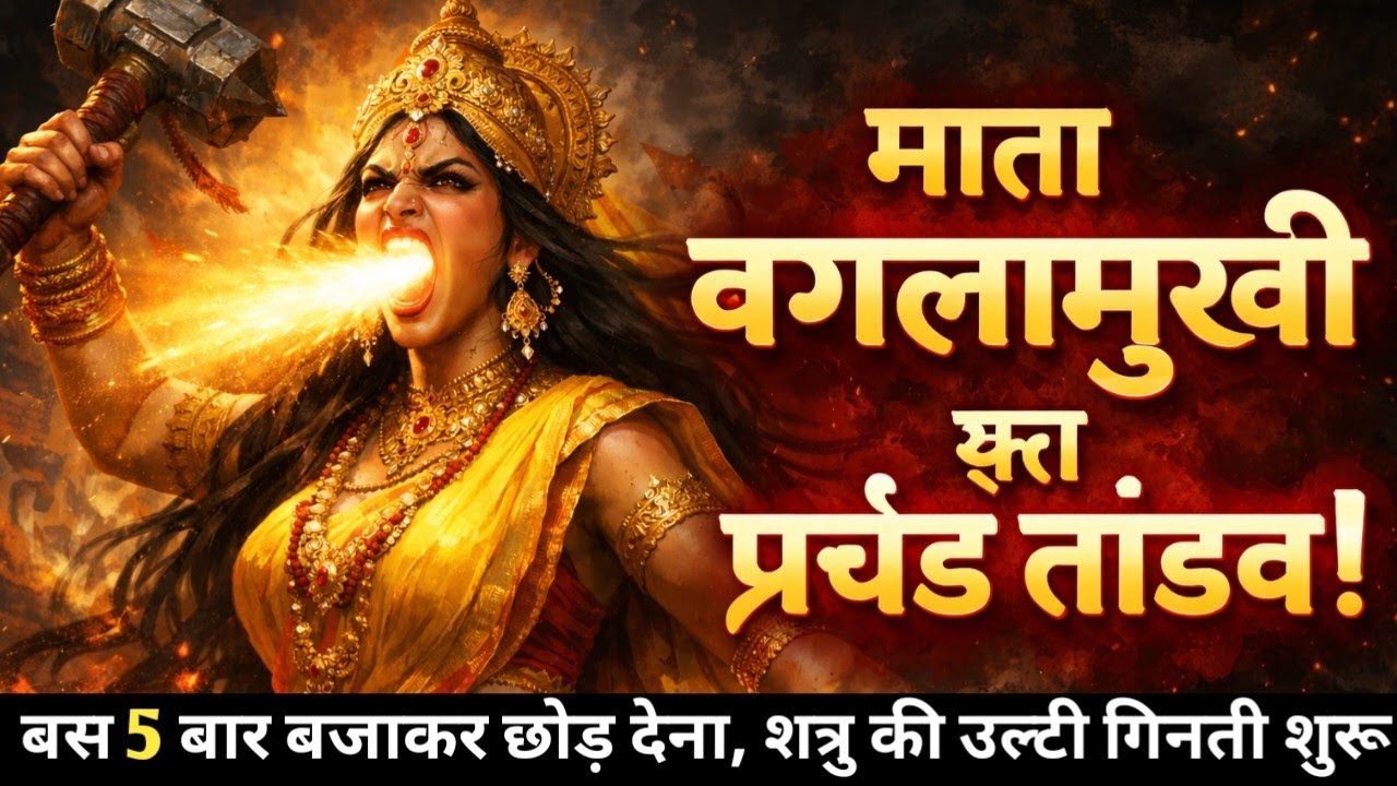 🕉️𝐌𝐀𝐇𝐀𝐒𝐇𝐀𝐊𝐓𝐈𝐒𝐇𝐀𝐋𝐈 𝐁𝐚𝐠𝐥𝐚𝐦𝐮𝐤𝐡𝐢 𝐌𝐚𝐧𝐭𝐫𝐚 सिर्फ़ पांच बार में शत्रु उल्टा खत्म 𝐎𝐦 𝐇𝐥𝐞𝐞𝐦 𝐁𝐚𝐠𝐥𝐚𝐦𝐮𝐤𝐡𝐢 𝐌𝐚𝐧𝐭𝐫𝐚