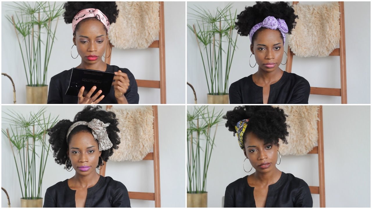 [Cheveux crépus] Comment je mets en valeur mes cheveux avec un foulard - 4 Styles faciles!