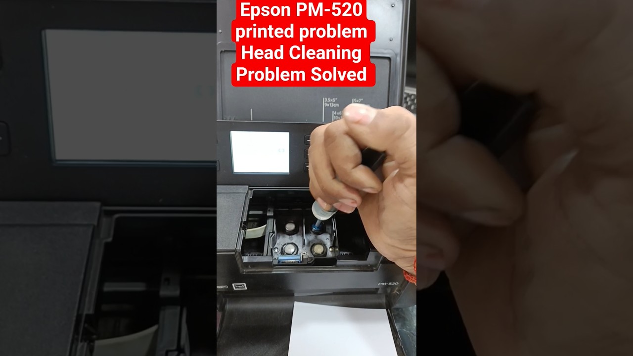Epson PM-520 printed problem Head Cleaning Problem Solved #epson #service #printersupportsoftware