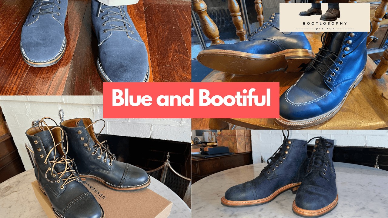 How to Style Blue Boots