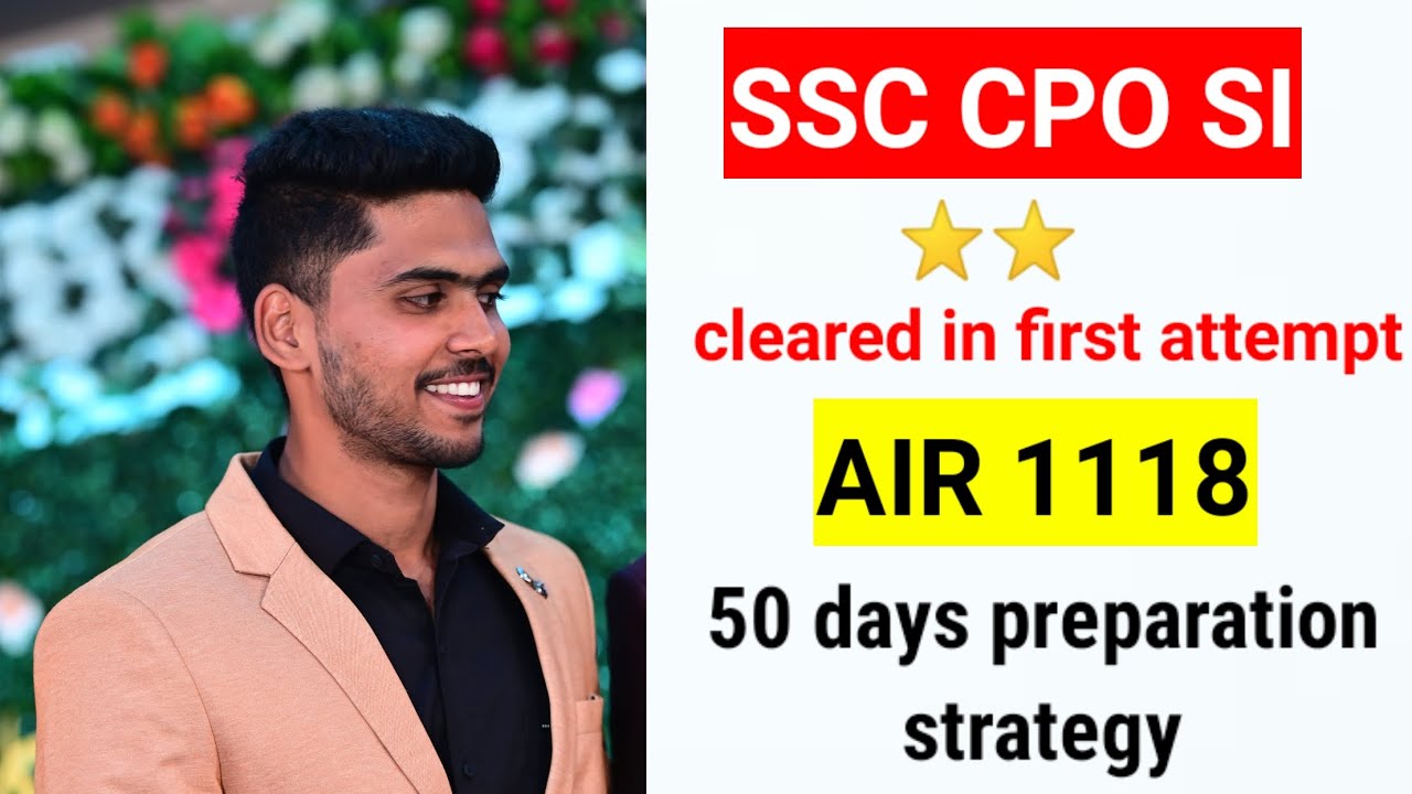 SSC CPO SI⭐⭐ : 50 DAYS PREPARATION STRATEGY IN TELUGU 💯...do not miss the end comparison ||