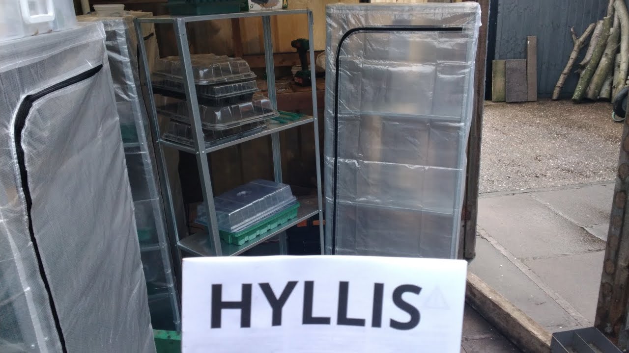 Ikia's Hyllis Metal Shelving Mini Greenhouse  Build & Installation
