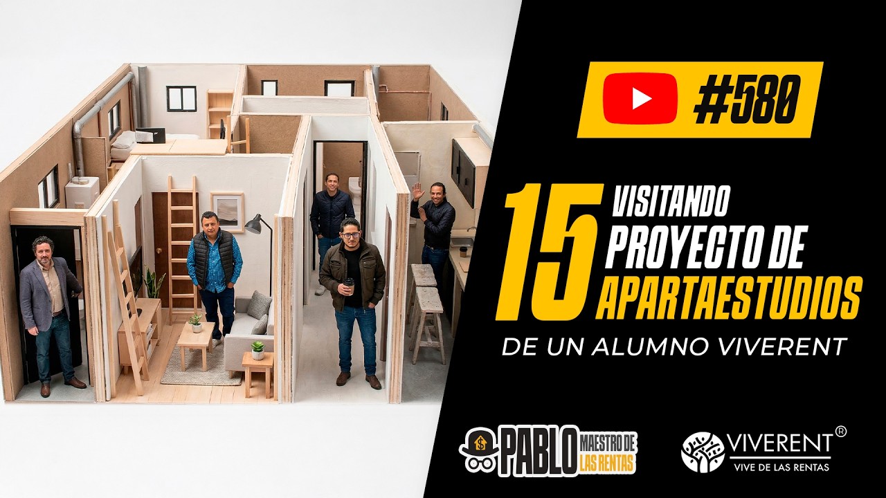 580 Visitando proyecto de 15 apartaestudios de un alumno Viverent