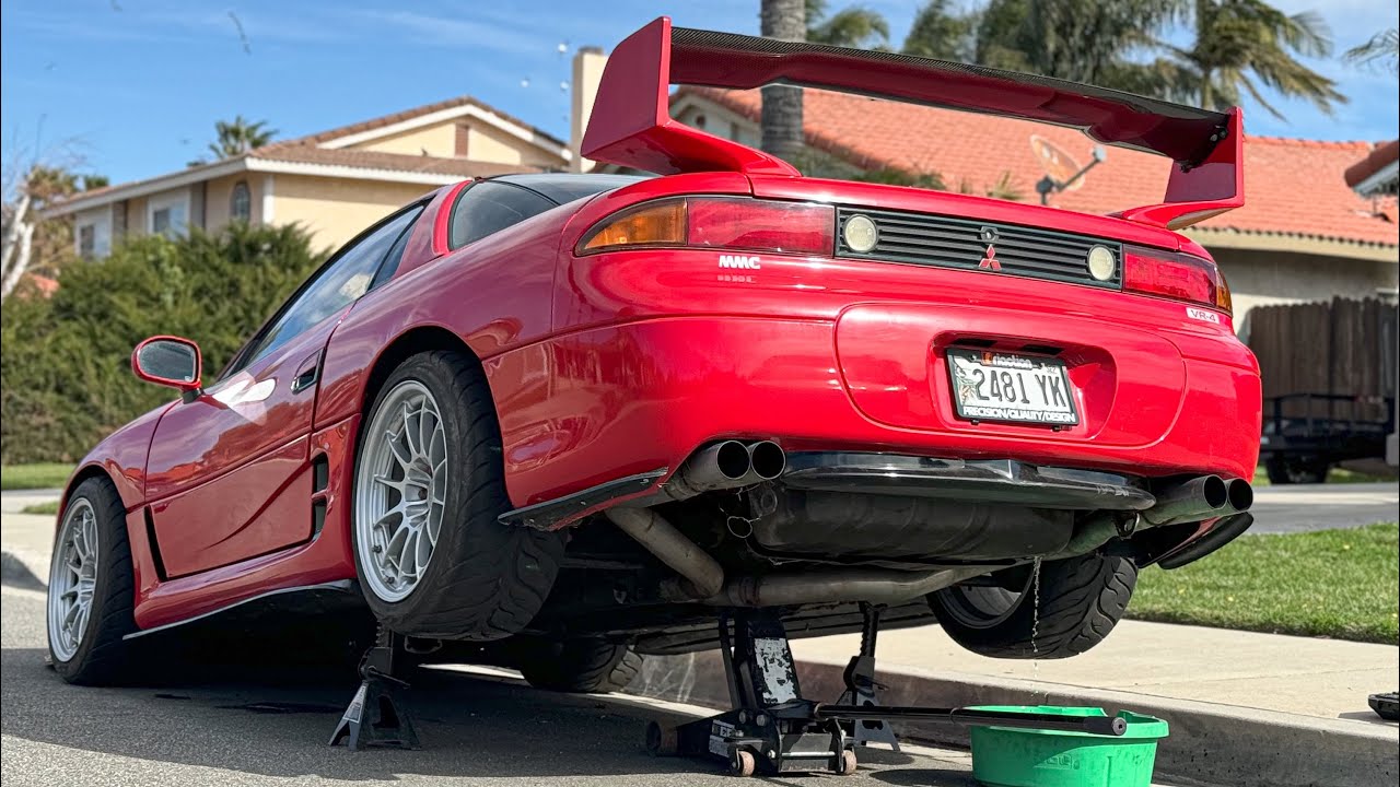У Mitsubishi 3000GT VR4 сняли РЖАВЫЙ бензобак! | Самый грязный бензобак в истории?