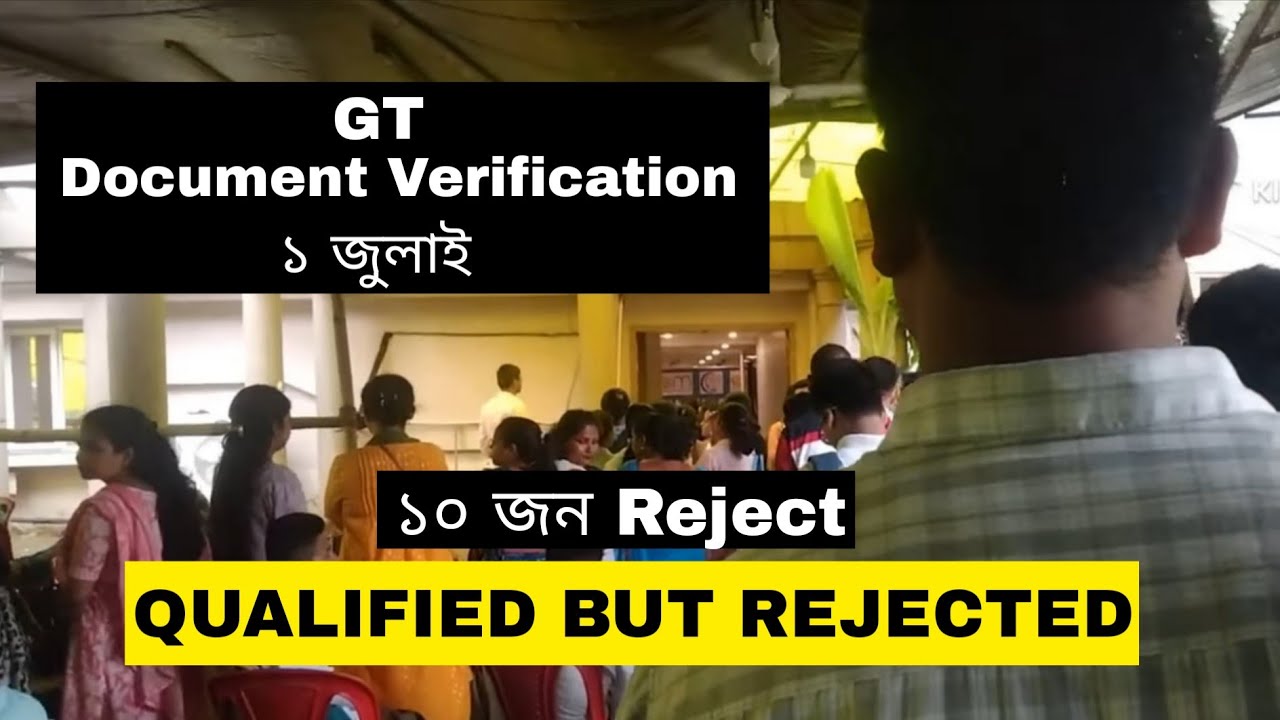 QUALIFIED BUT REJECTED/GT DOCUMENT VERIFICATION REJECTED/HOLD DOCUMENTS VERIFICATION/SUBJECT MISSING