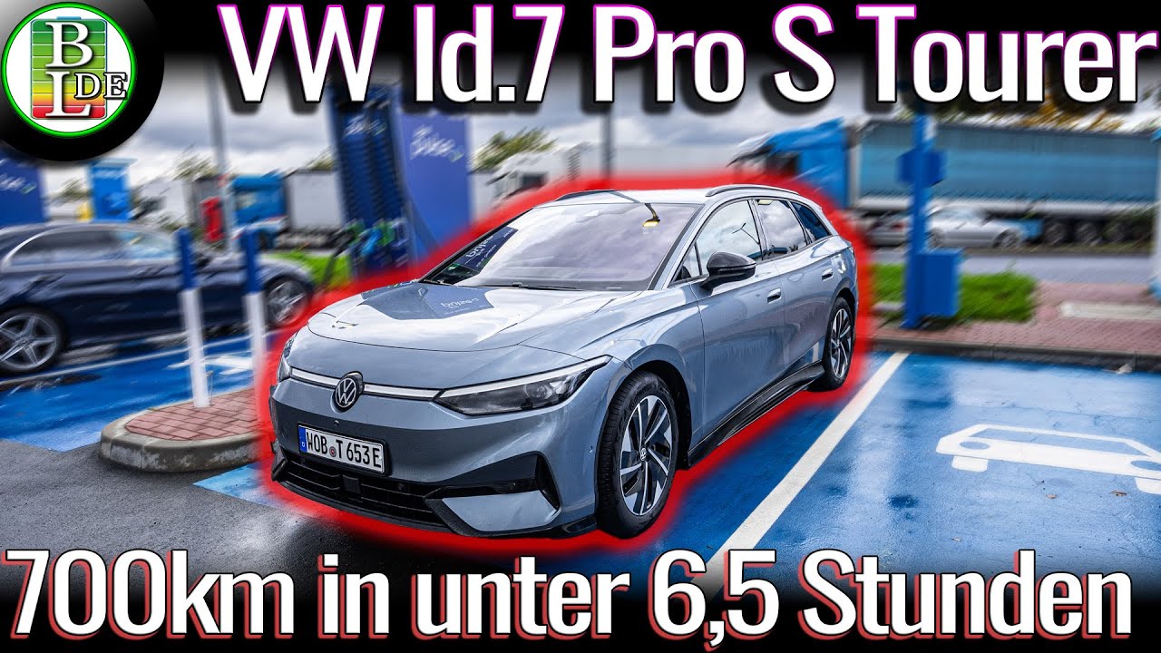 Langstrecke mit ABRP und dem VW Id.7 Tourer Pro S 91kWh