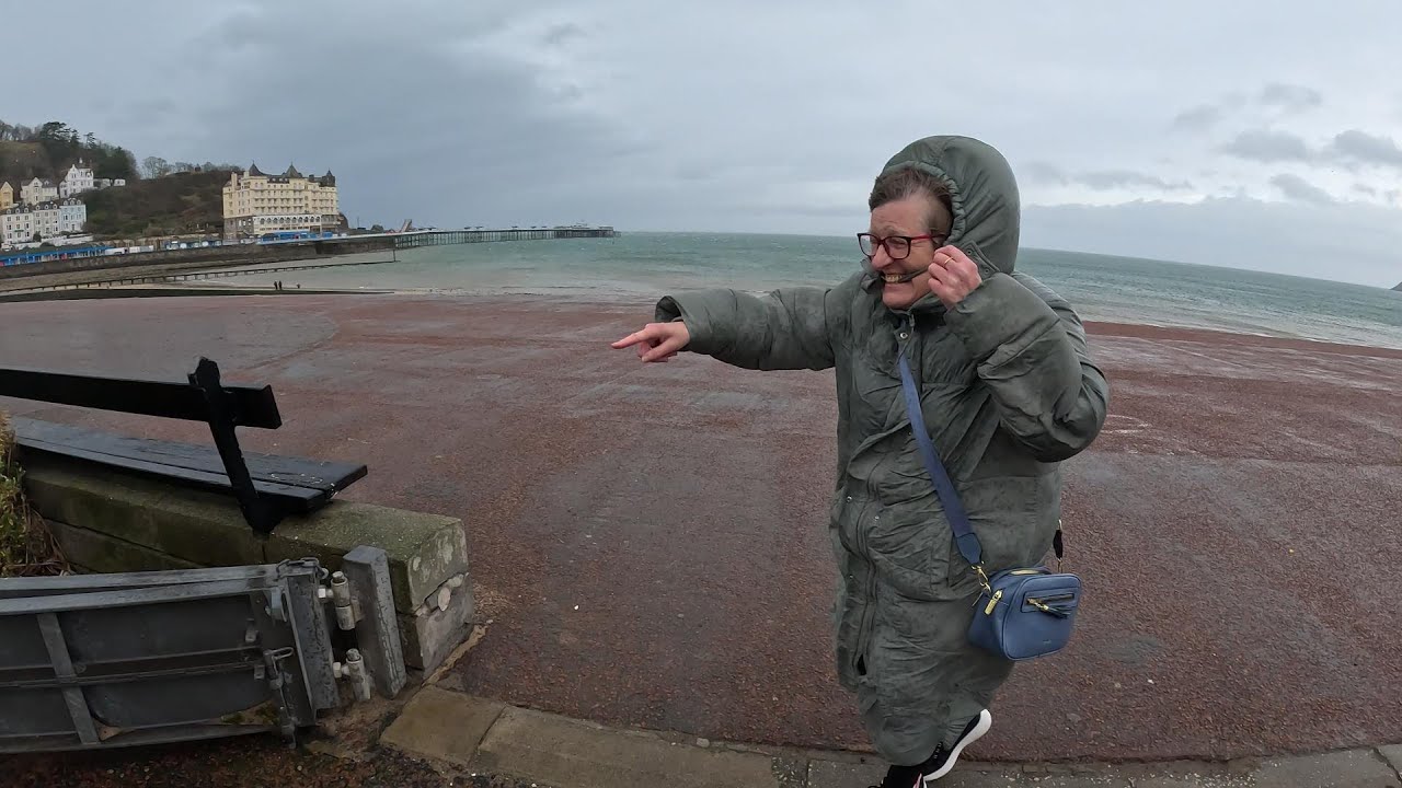 Road Trip To A Windy Day Llandudno