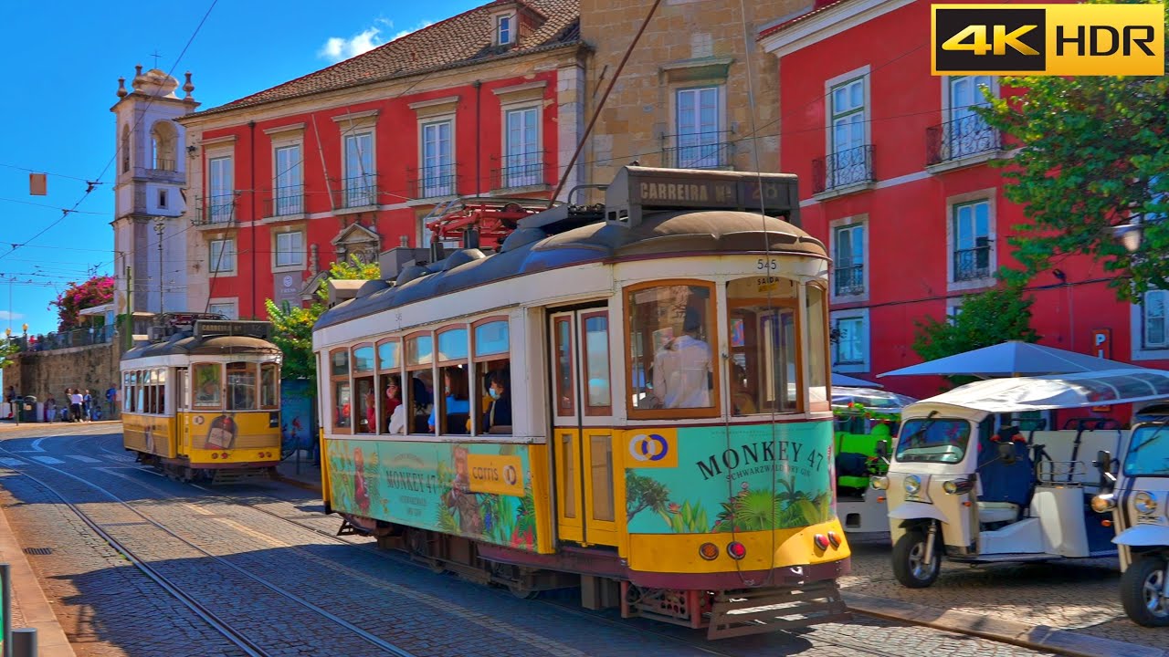 🇵🇹Lisbon Tram Ride - Oct 2021🚃A Full Trip on Lisbon's Tram 28 [4K HDR]