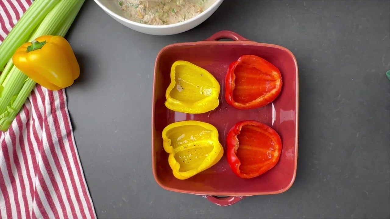Pimientos Rellenos de Ensalada de Atún @unapizcadeluna