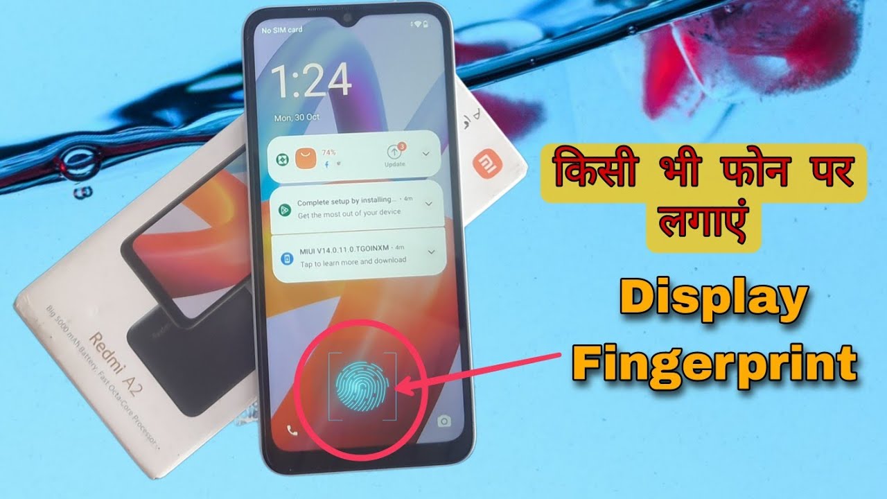 Redmi a2 || redmi a2 display fingerprint lock || Redmi a2 fingerprint lock