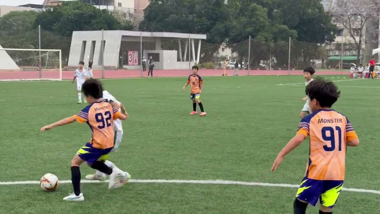 2026/02/28 健工盃 Monster U11 vs 台中永泰旅人 上半場（2:8）