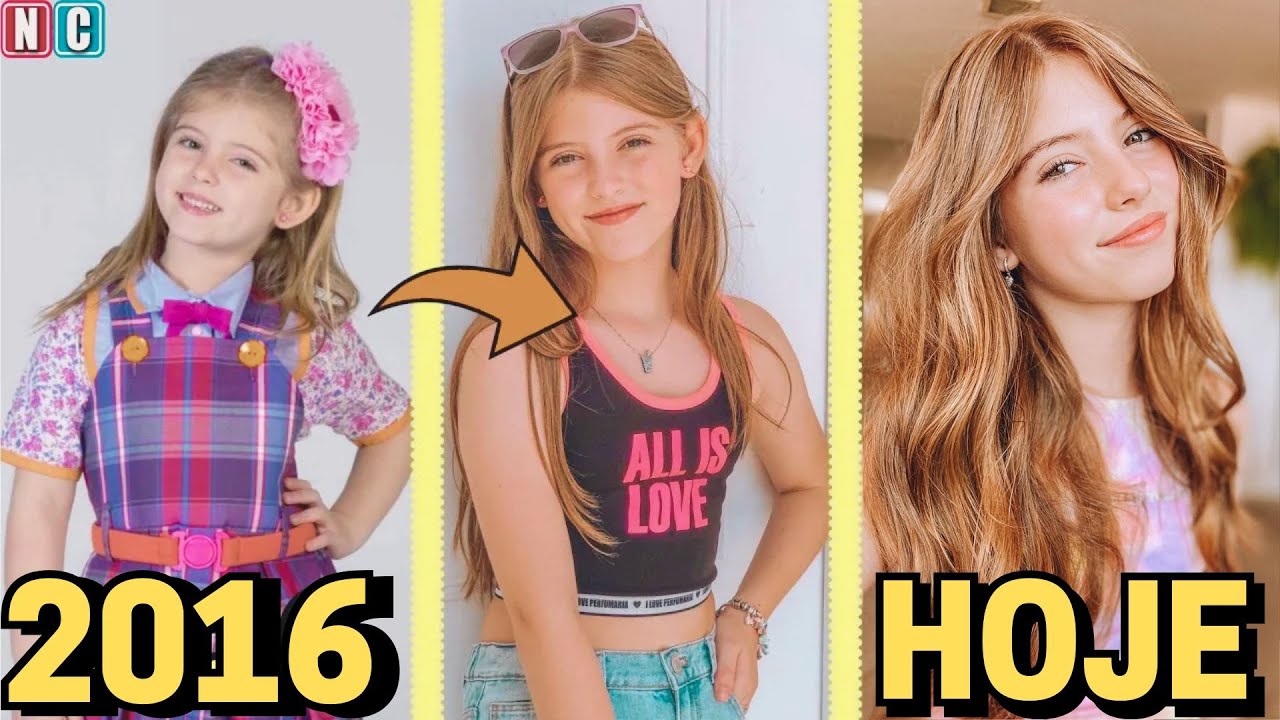 Carinha de Anjo Antes e Depois com idades