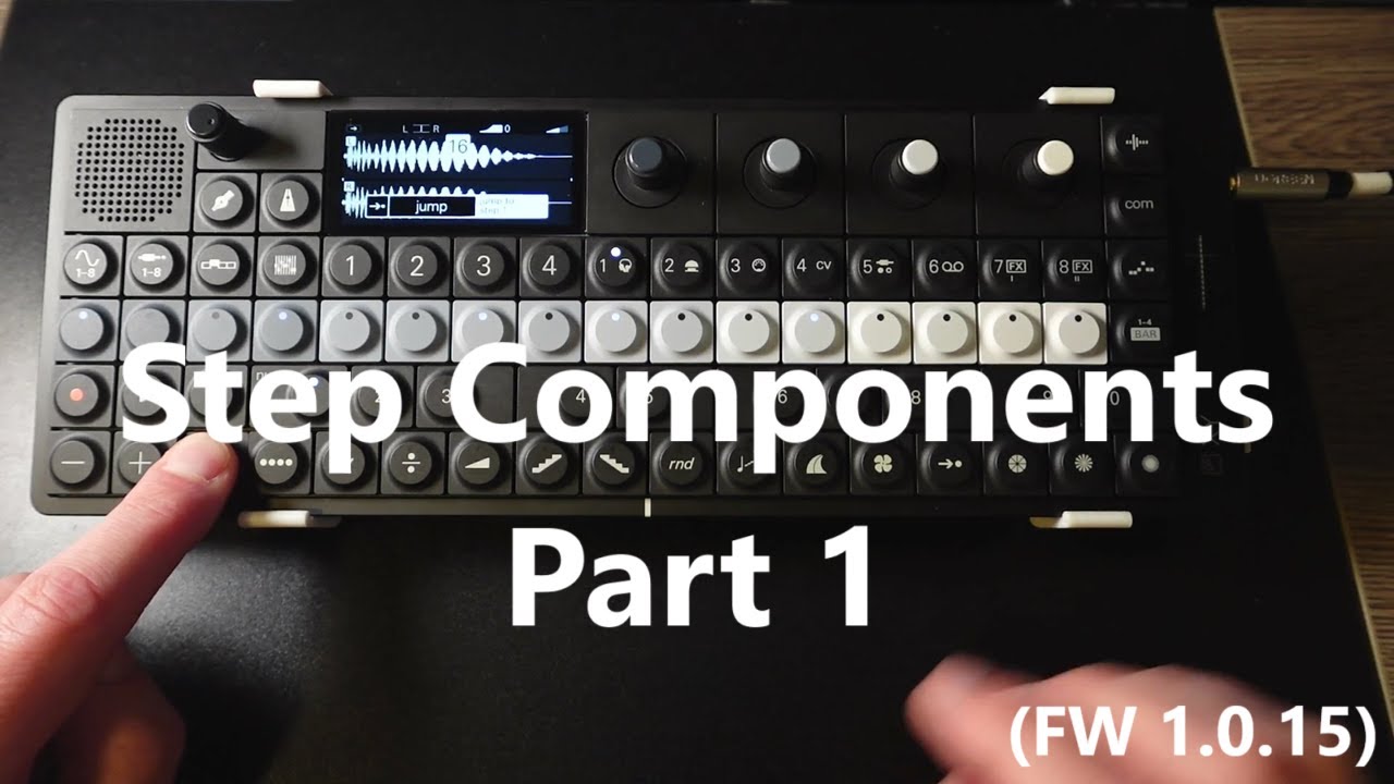 OP-XY Step Components Part 1: my favorite drum track tips and tricks