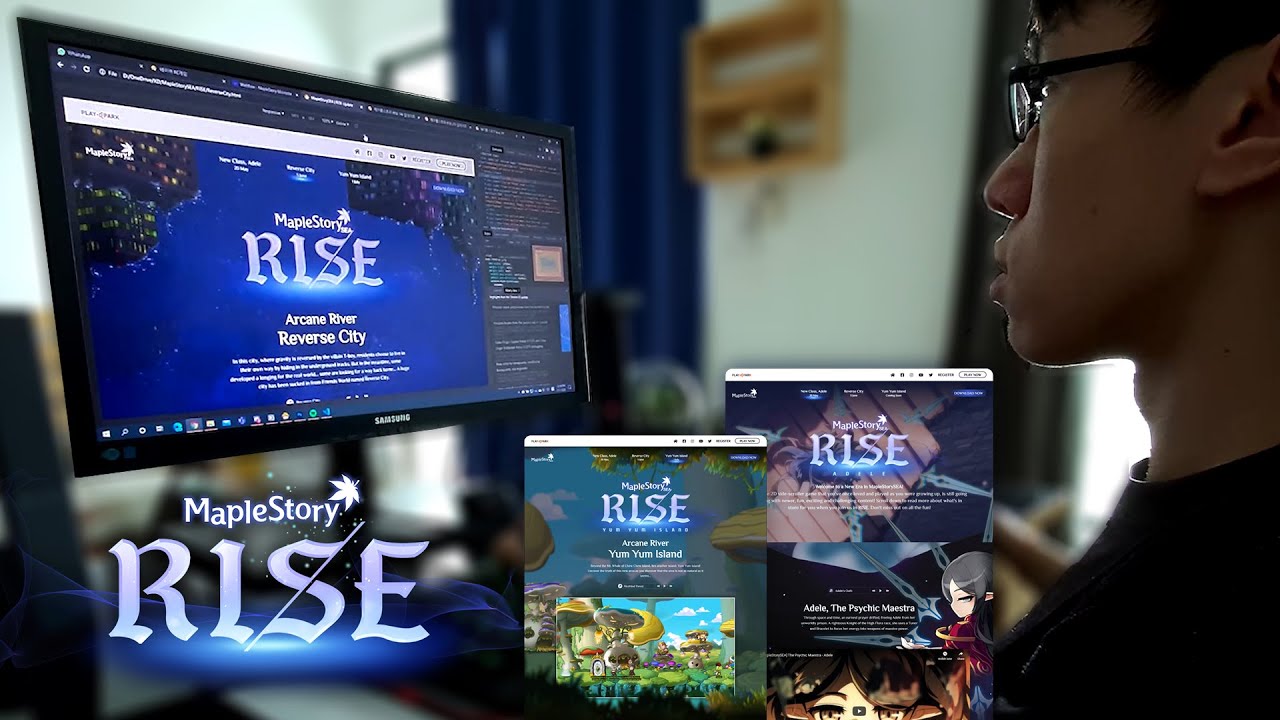 How I Build MapleStorySEA RISE Microsite - Behind the Scenes | Case Study