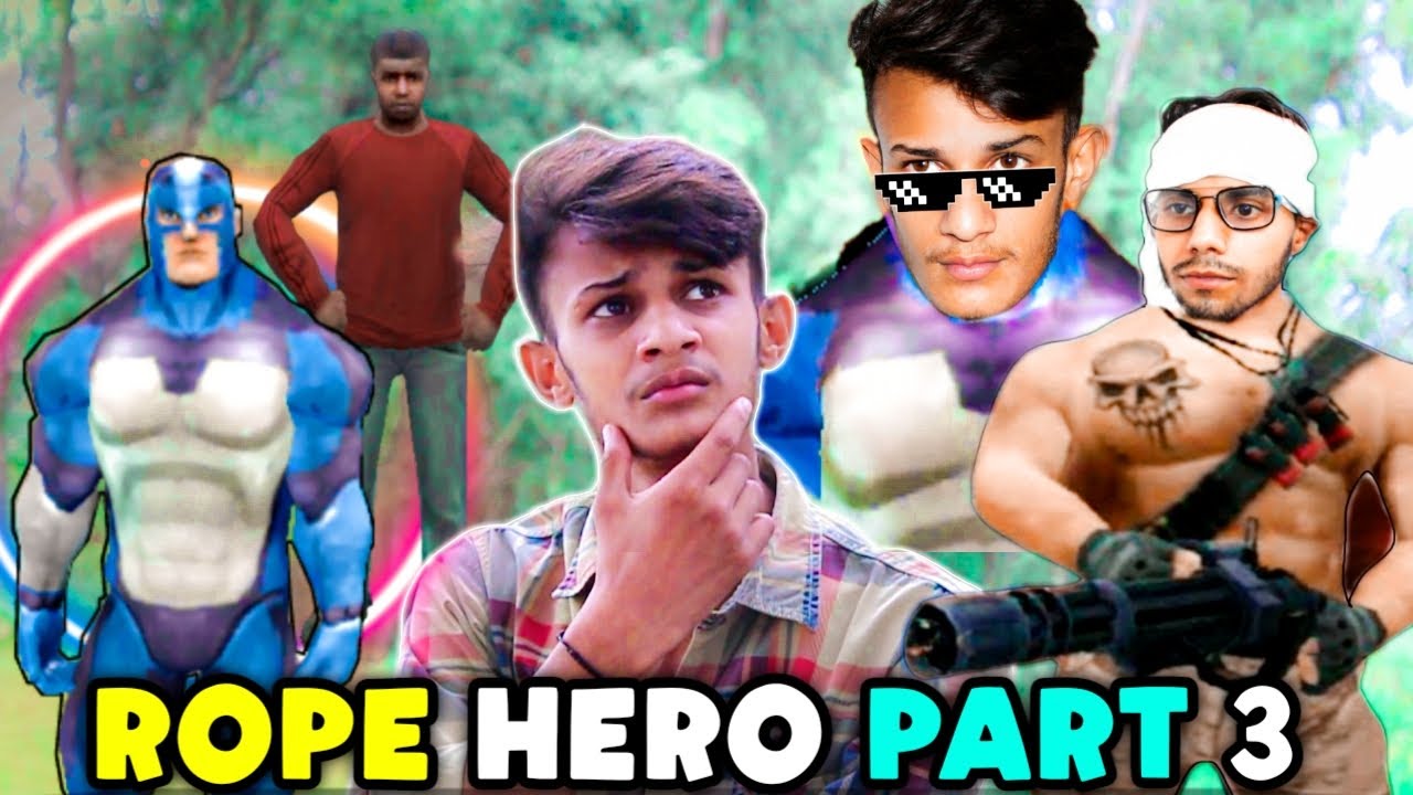 Rope Hero Vice Town In Real Life Comedy Part 3 | rope hero in real life | Funny 2 Friends