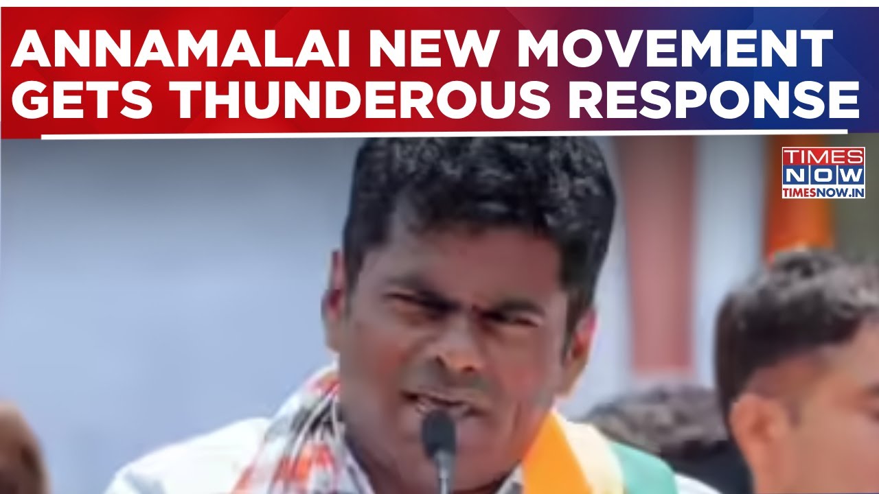 Annamalai's New Movement Gains Massive Traction As Nearly 5 Lakh Volunteers Sign Up In Hours | WATCH