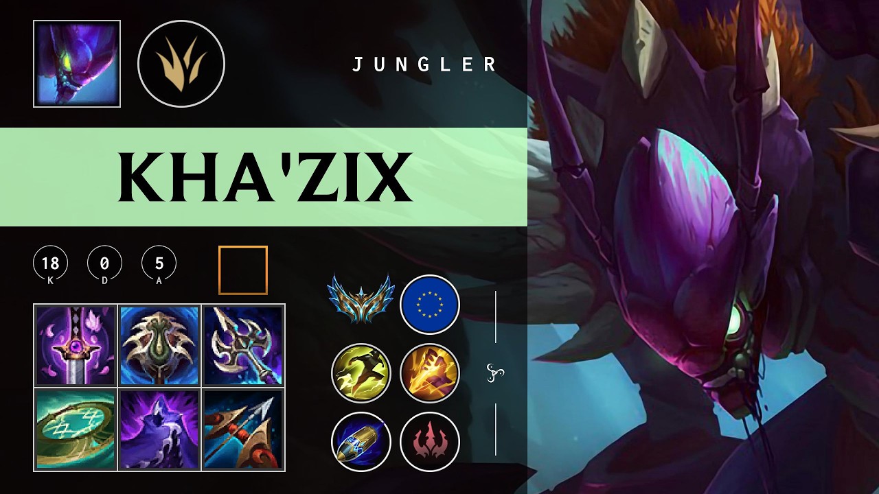 Kha'Zix Jungle vs Talon - EUW Challenger Patch 26.02