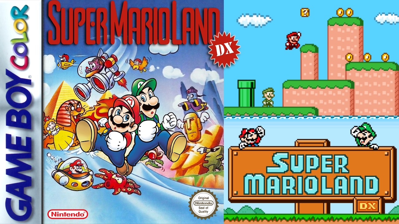 Super Mario Land DX (2022) | GB to GBC Hack | Full Gameplay