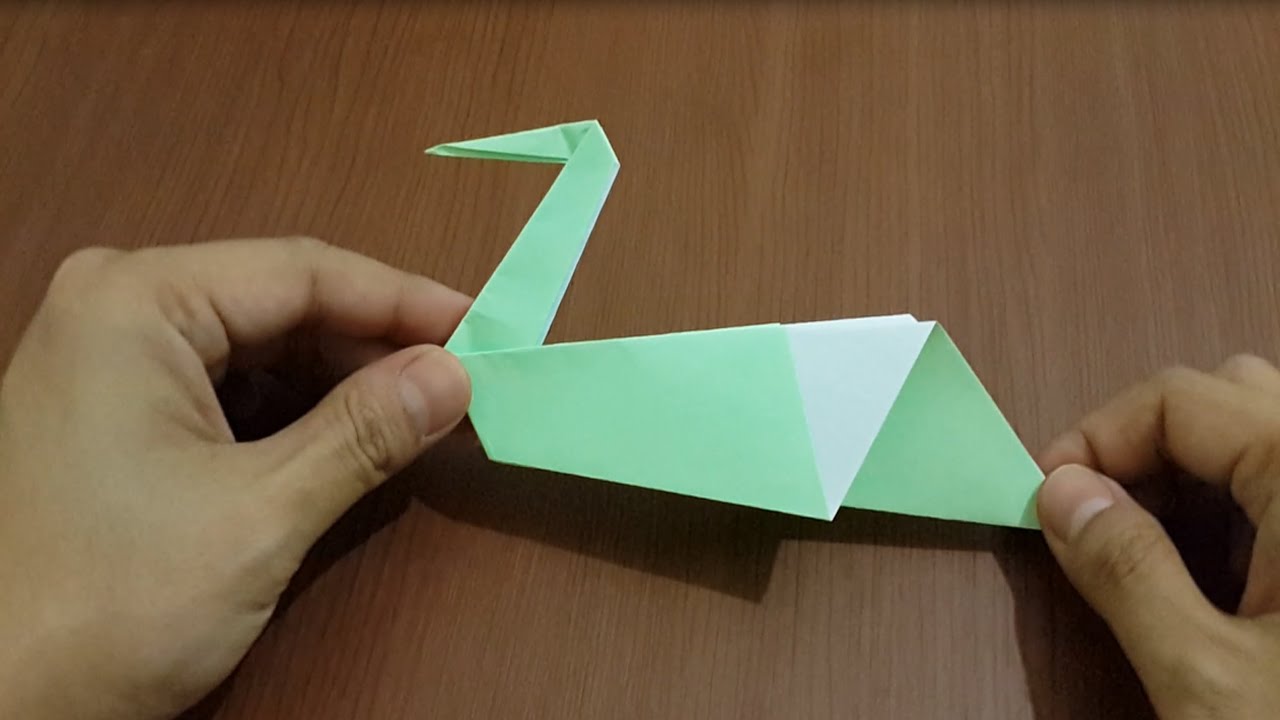 Cara Membuat Angsa Dari Kertas Origami - Gampang Banget
