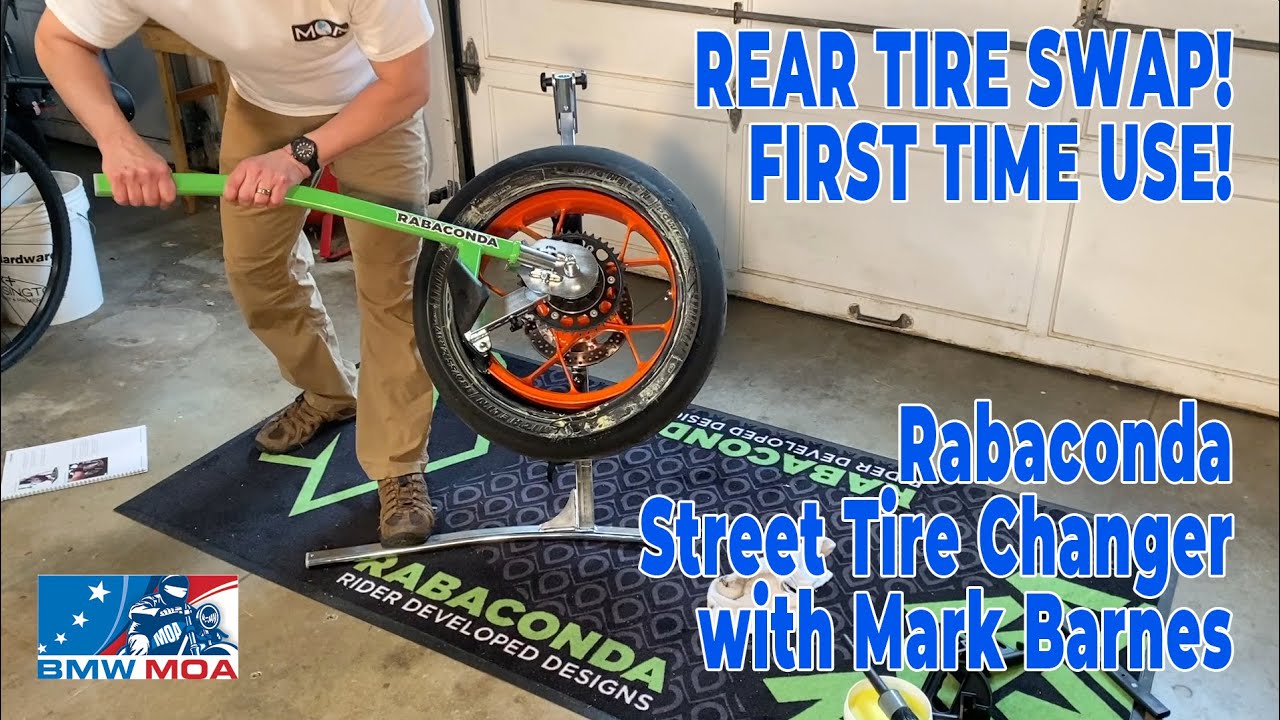 Rabaconda Tire Changer Part 2: Rear Tire Swap