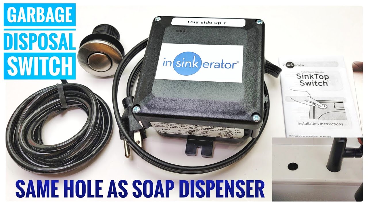 How to Hook Up InSinkErator Garbage Disposal Air Operated Switch in Soap Dispenser Hole