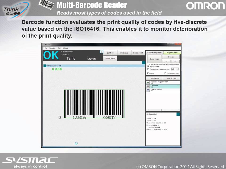 Barcode reader demo video
